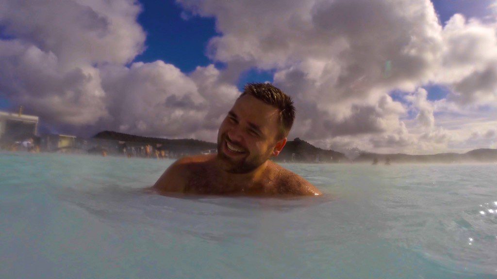 Man enjoying The Blue Lagoon