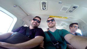 Three guys in Cessna