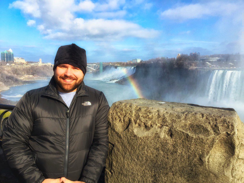 Brad at Niagara Falls