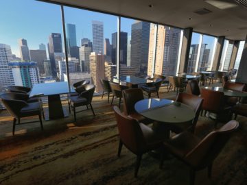 Hilton Americas Executive Lounge.