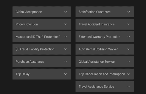 Mastercard Black Card benefits