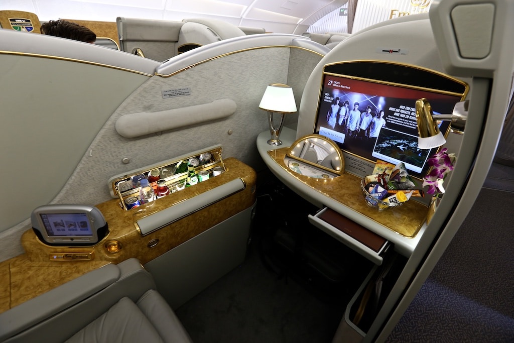 Emirates A380 First Class suites