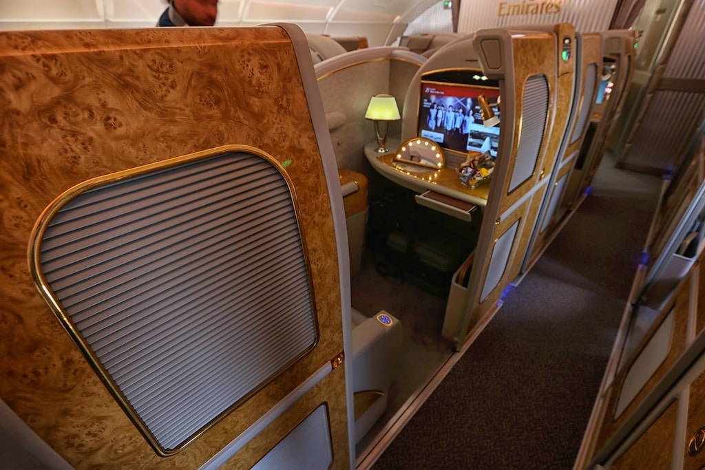 Emirates A380 First Class 