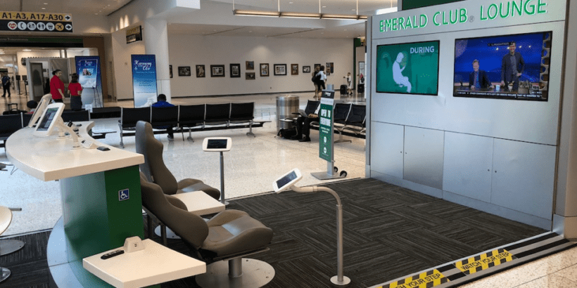 Emerald Club Lounge? National Car Rental Opens Up Inside Dulles - Pizza In  Motion