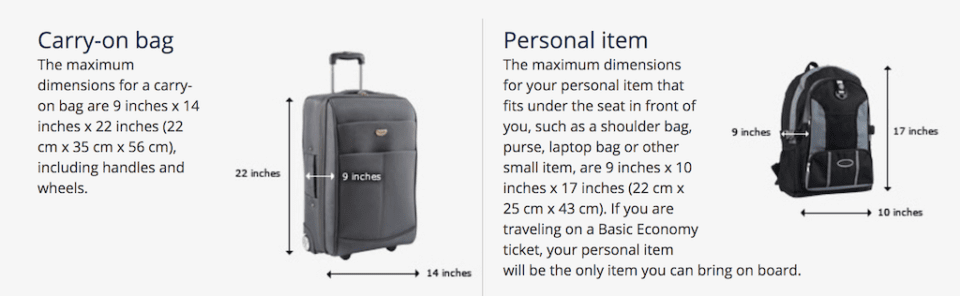 United Airlines Baggage Fees Policy Guide (International, Carry-On ...