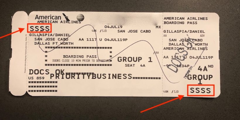 Ssss On Boarding Pass What Does It Mean How To Avoid It 2020