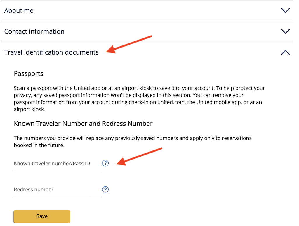 is known traveller number the same as nexus