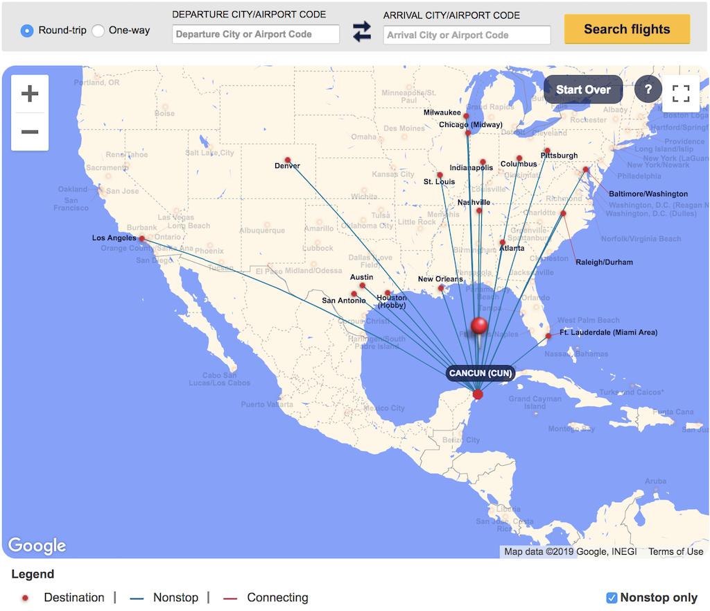 Sw Airlines Route Map Calendar 2024