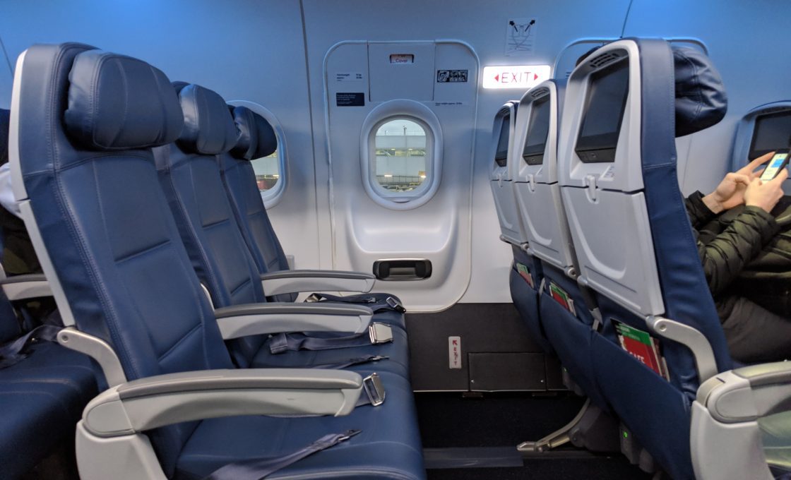 Delta seats with screens