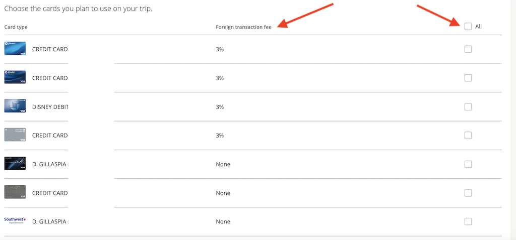 chase visa international travel notification