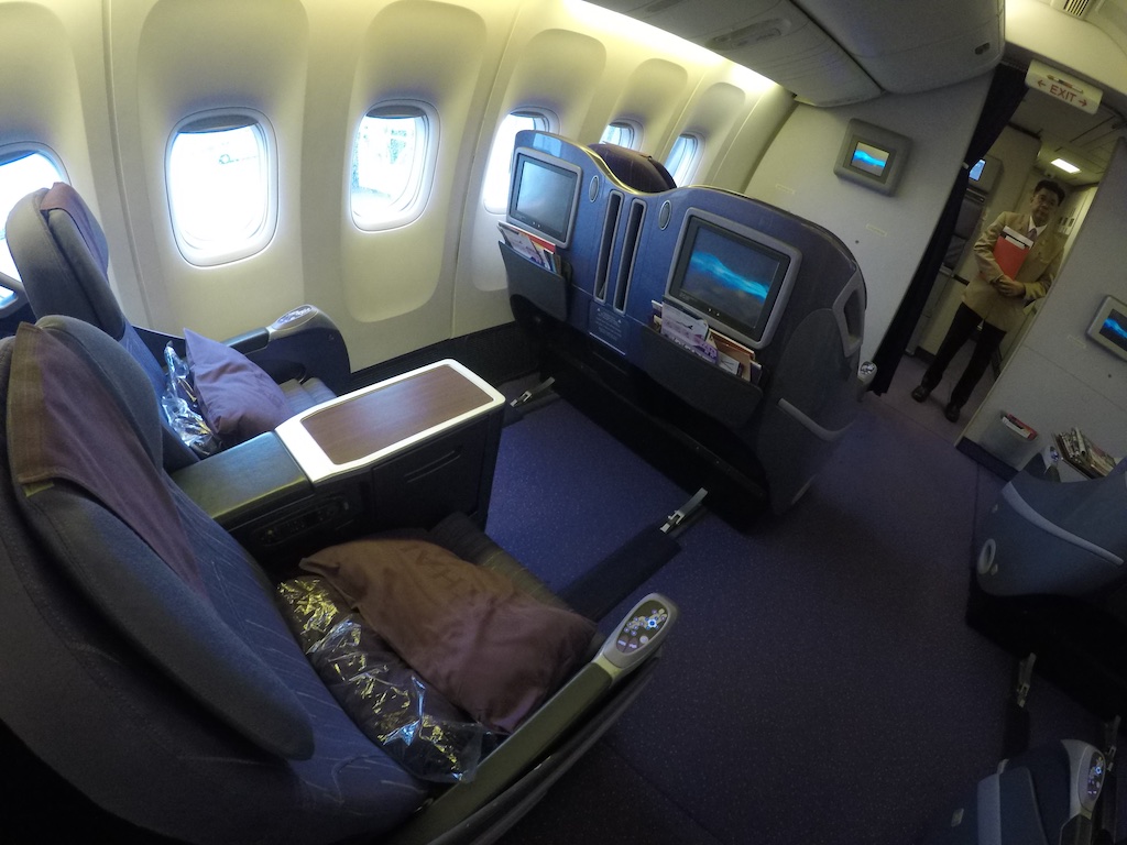Thai Airways Business Class Royal Silk 777 200 Review Tpe