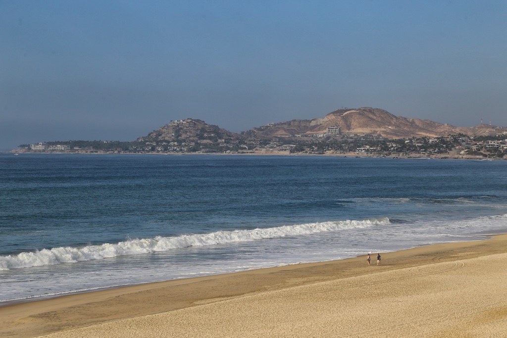 Beach and mountains