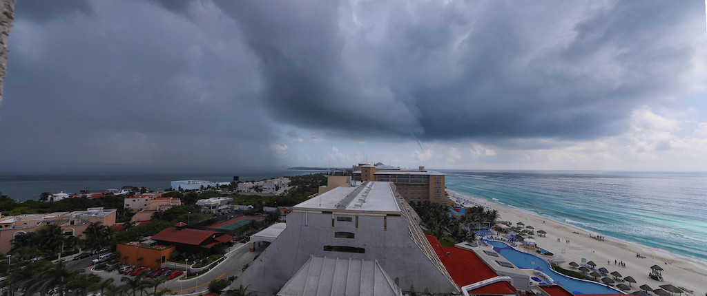 Storm over Cancun