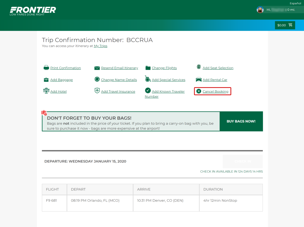 Frontier Airlines Cancellation Change Policy Guide 2019