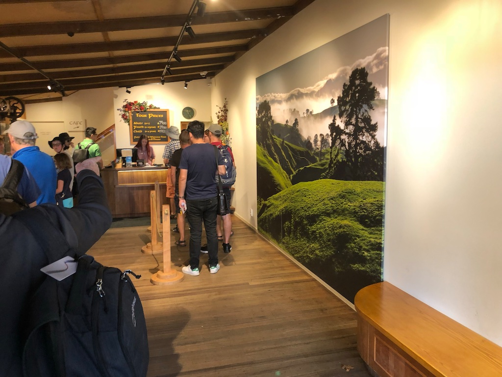 Ticketing area Hobbiton Movie Set Tour