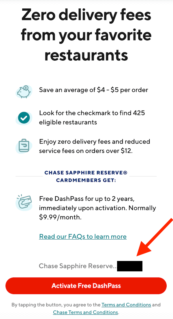 Chase Sapphire Reserve Doordash 60 Credit Dashpass Guide 2020 Uponarriving