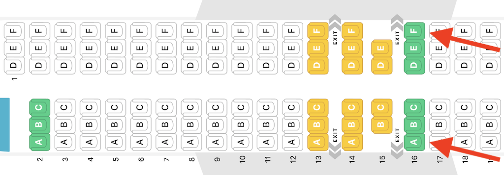 boeing 737 seating chart