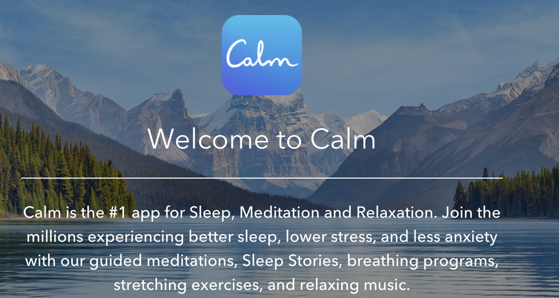 American Express offering free annual membership to Calm UponArriving