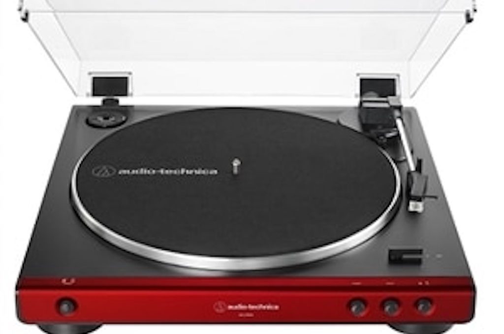 Audio-Technica AT-LP60X - Turntable - red/black.