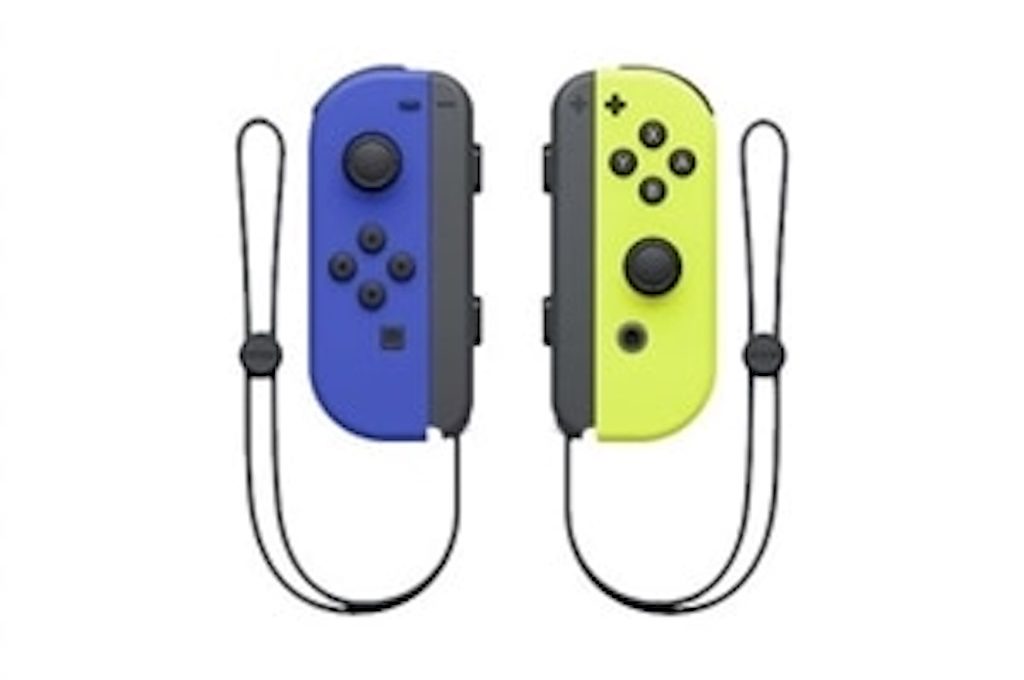 NINTENDO Joy-Con(Left & Right) - Gamepad - wireless - blue, neon yellow (pack of 2) - for Nintendo Switch.