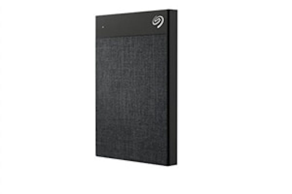 Seagate 1TB USB 3.0 Seagate Backup Plus Ultra Touch portable external hard drive.