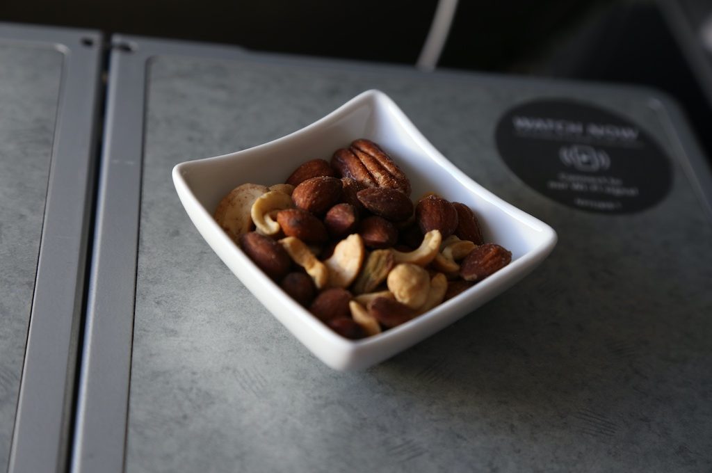 Bowl of mixed nuts.