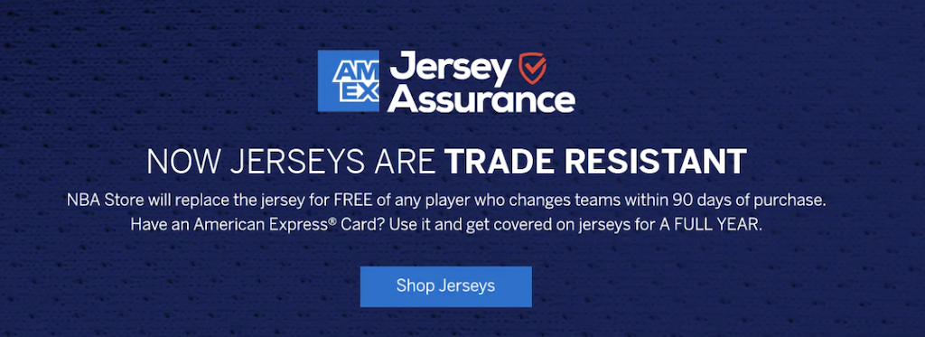 amex jersey assurance