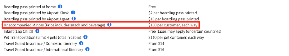Spirit Airlines Unaccompanied Minor Policy Guide 2020 UponArriving
