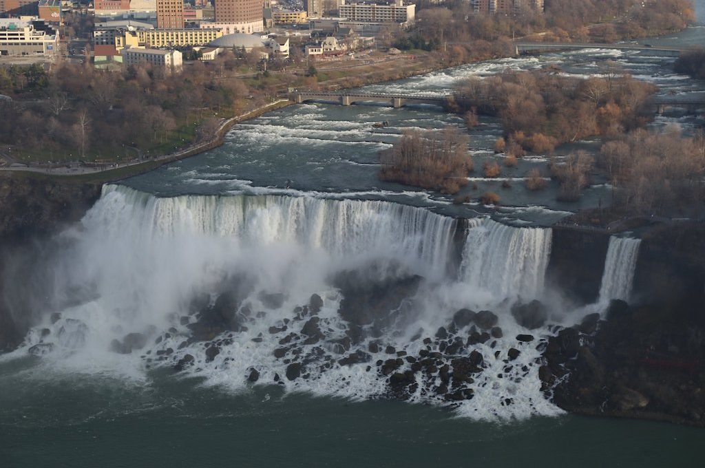 American Falls and Bridal Veil Falls