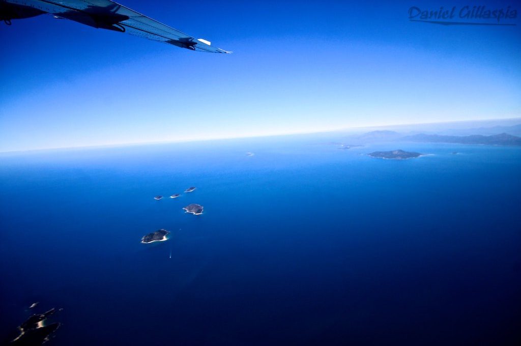 Arial view ocean Australia