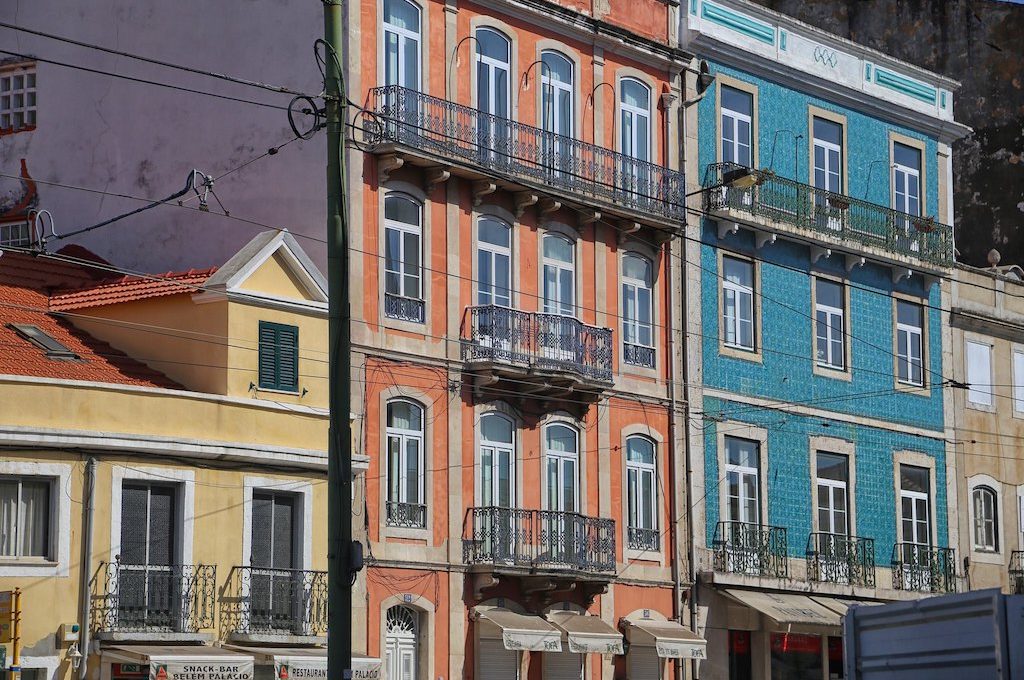 Buildings in Lisbon Portugal