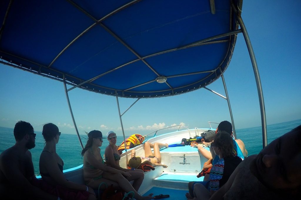 Group of people in boat