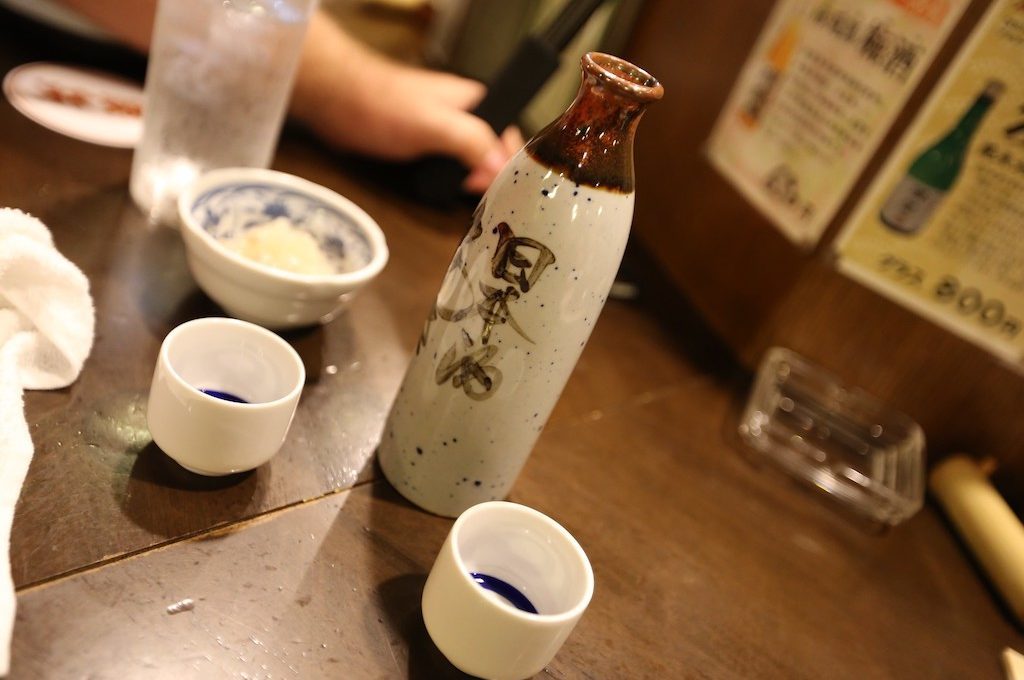 Hot sake on Tokyo Food Tour