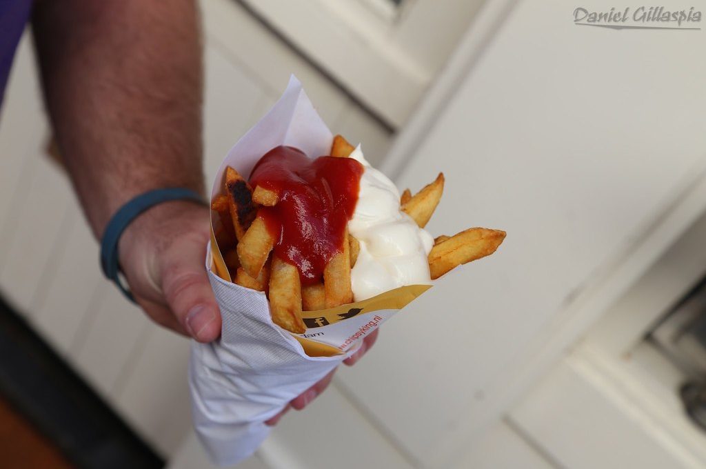 Ketchup and mayonnaise patat Amsterdam