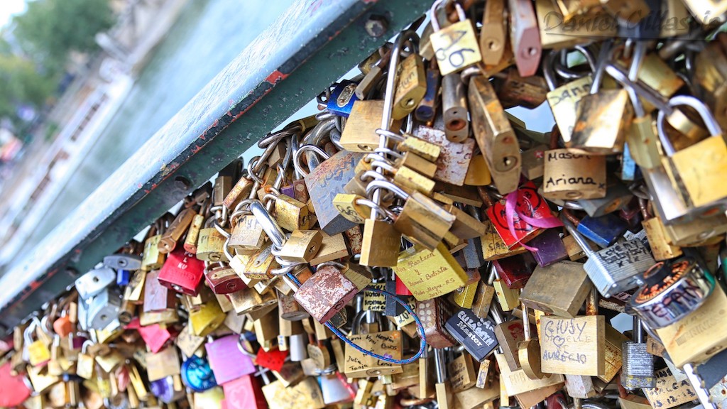 Love Lock Bridge Paris