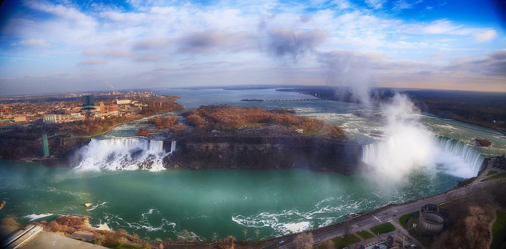 Niagara Falls Panoramic from Skylon Tower