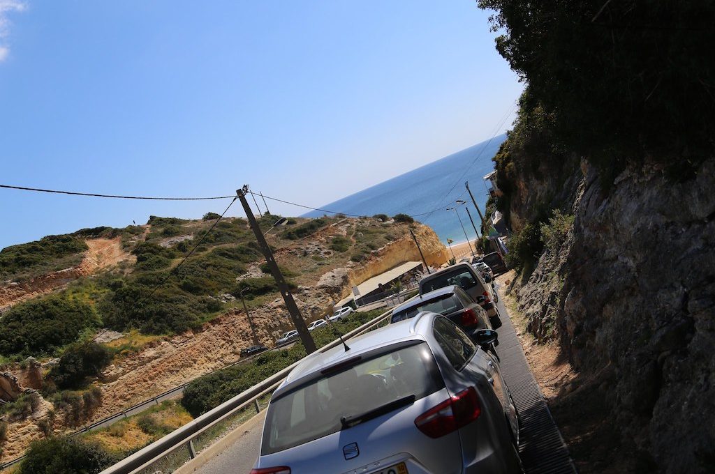 Parking near Benagil Sea Cave