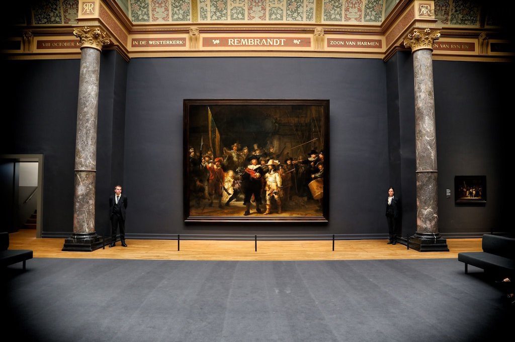 The Night Watch at the Rijksmuseum Amsterdam