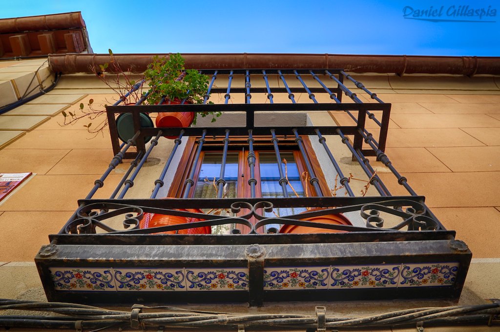 Balcony in Toledo Spain