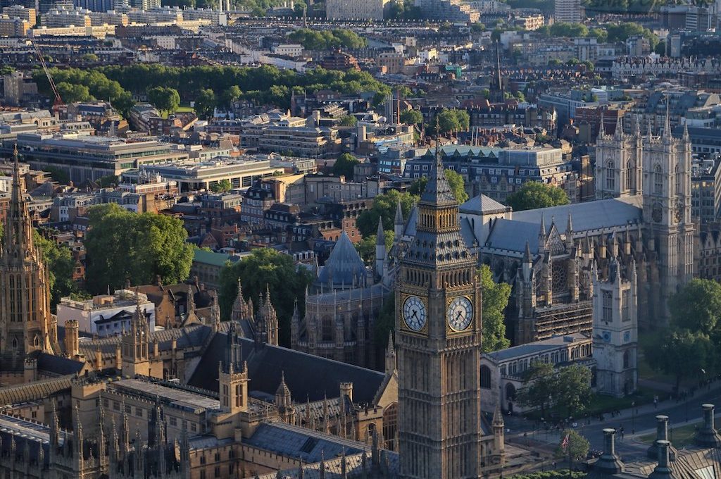 London Eye view Big Ben