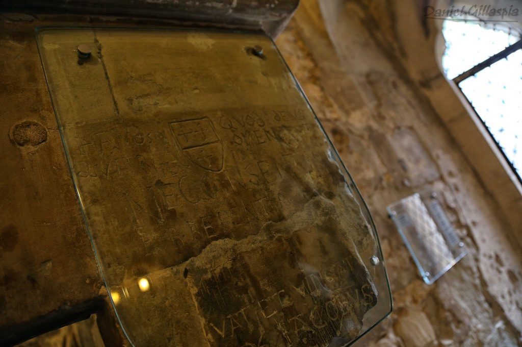 Prisoners graffiti inside Tower of London