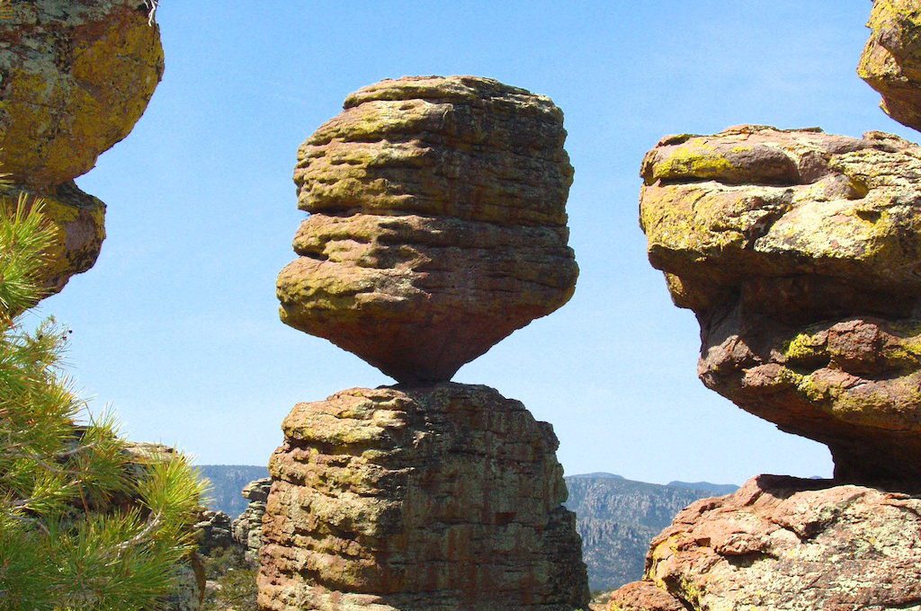 The Big Balanced Rock at Chiricahua National Monument