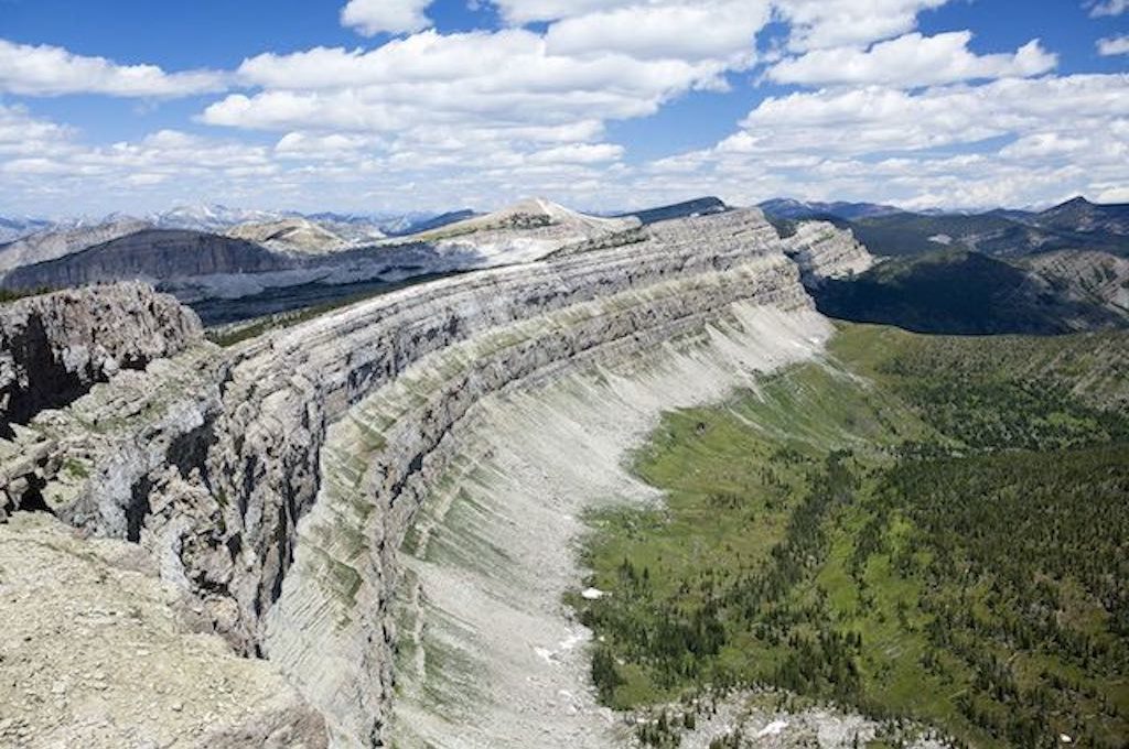 The Chinese Wall at The Bob Marshall Wilderness
