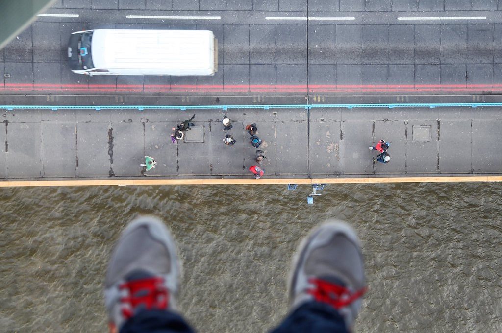 Tower Bridge glass walkway