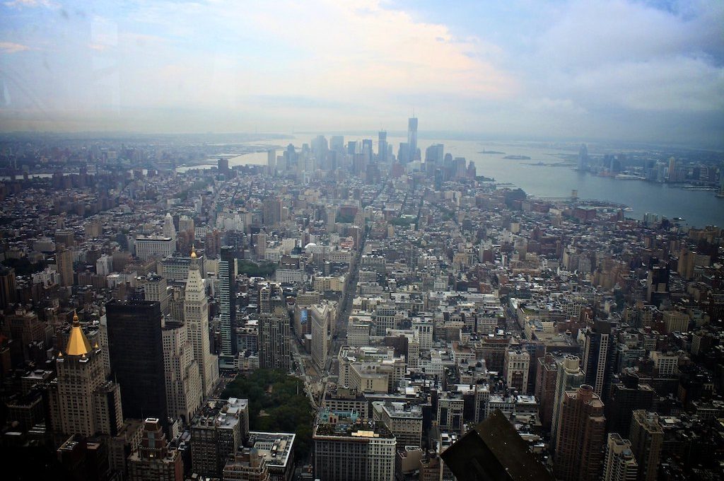 View from the top of the Empire State Building