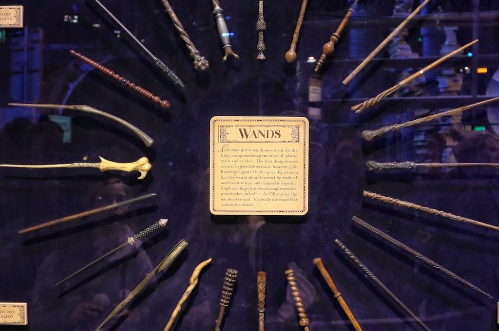 Wands at Harry Potter Tour London