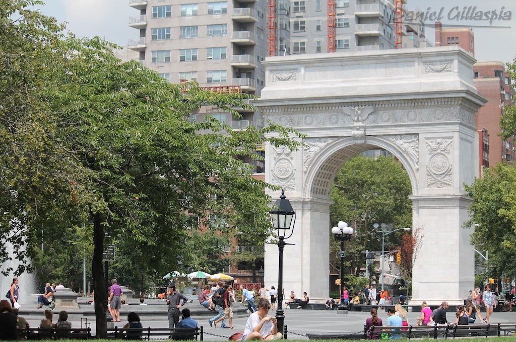 Washington Square Park in the Greenwich Village New York