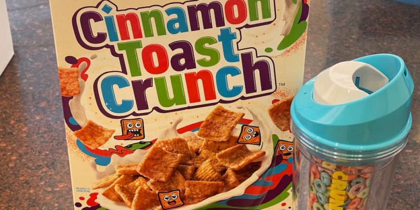 The Crunch Cup Makes Eating Cereal On-The-Go Possible