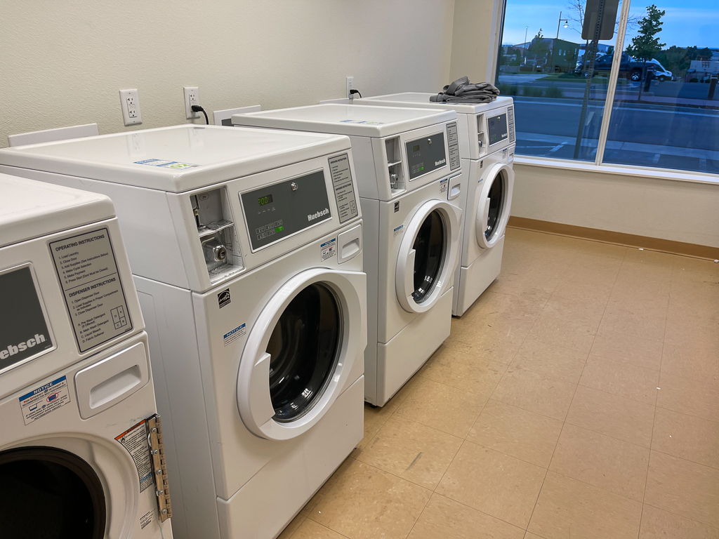 Extended stay laundry room
