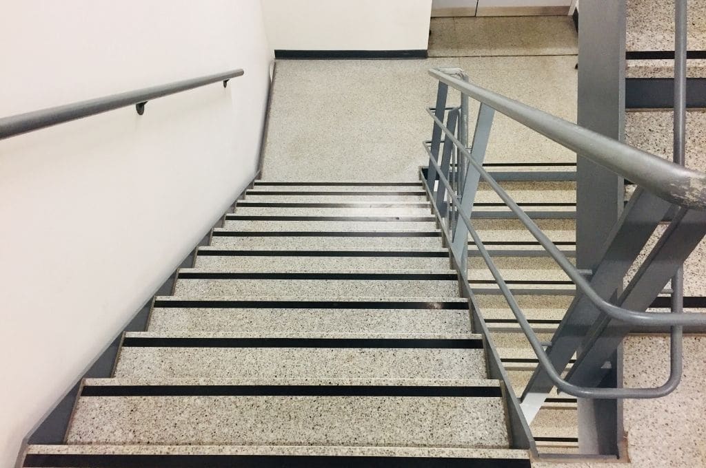 Emergency exit stairs